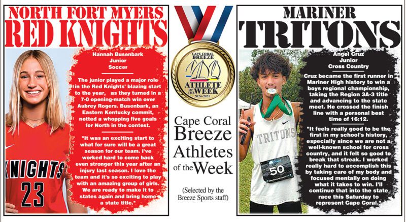 Athletes of the Week | Nov. 15 | Hannah Busenbark & Angel Cruz